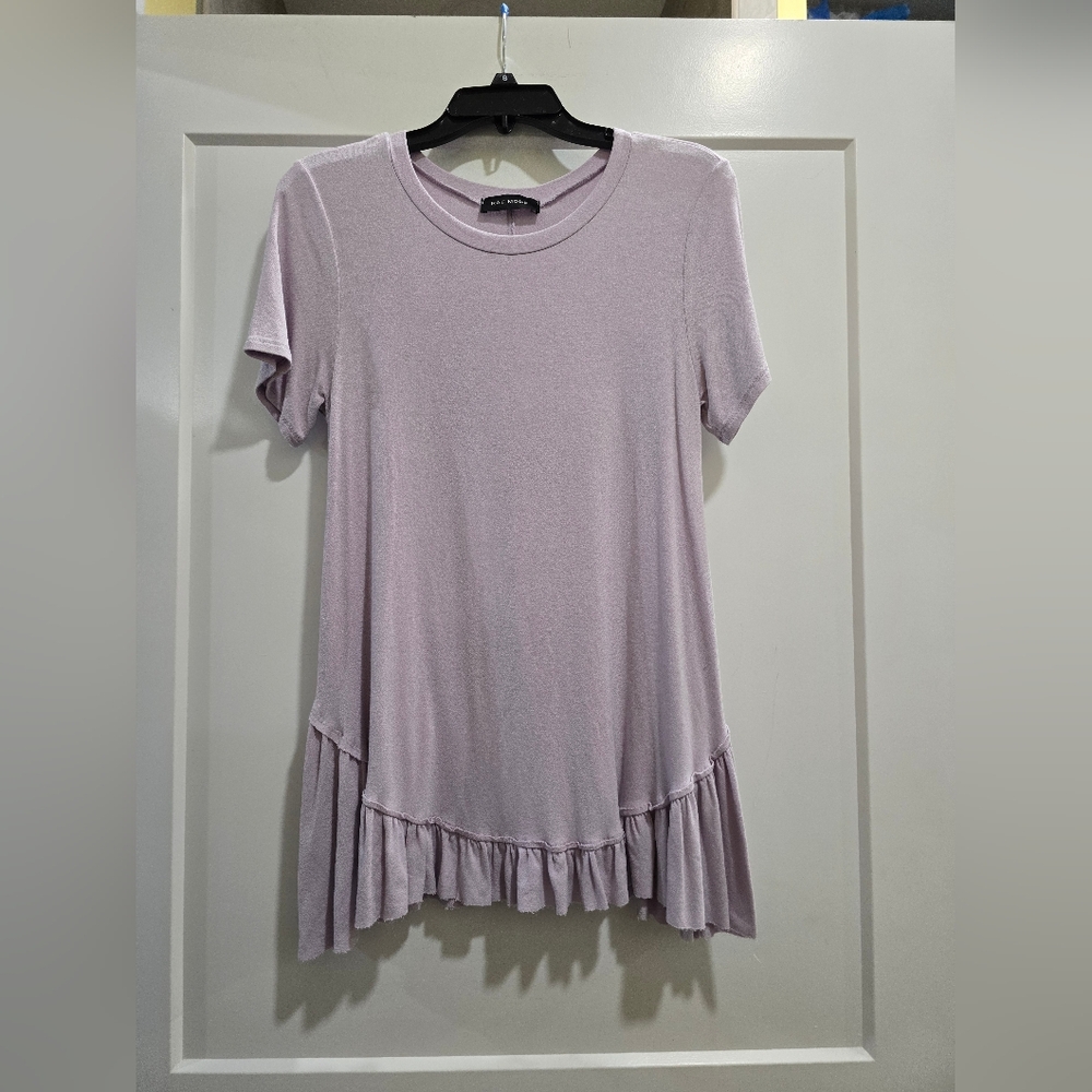 Rae Mode Lavender Dress, 26" Long, Ruffled,